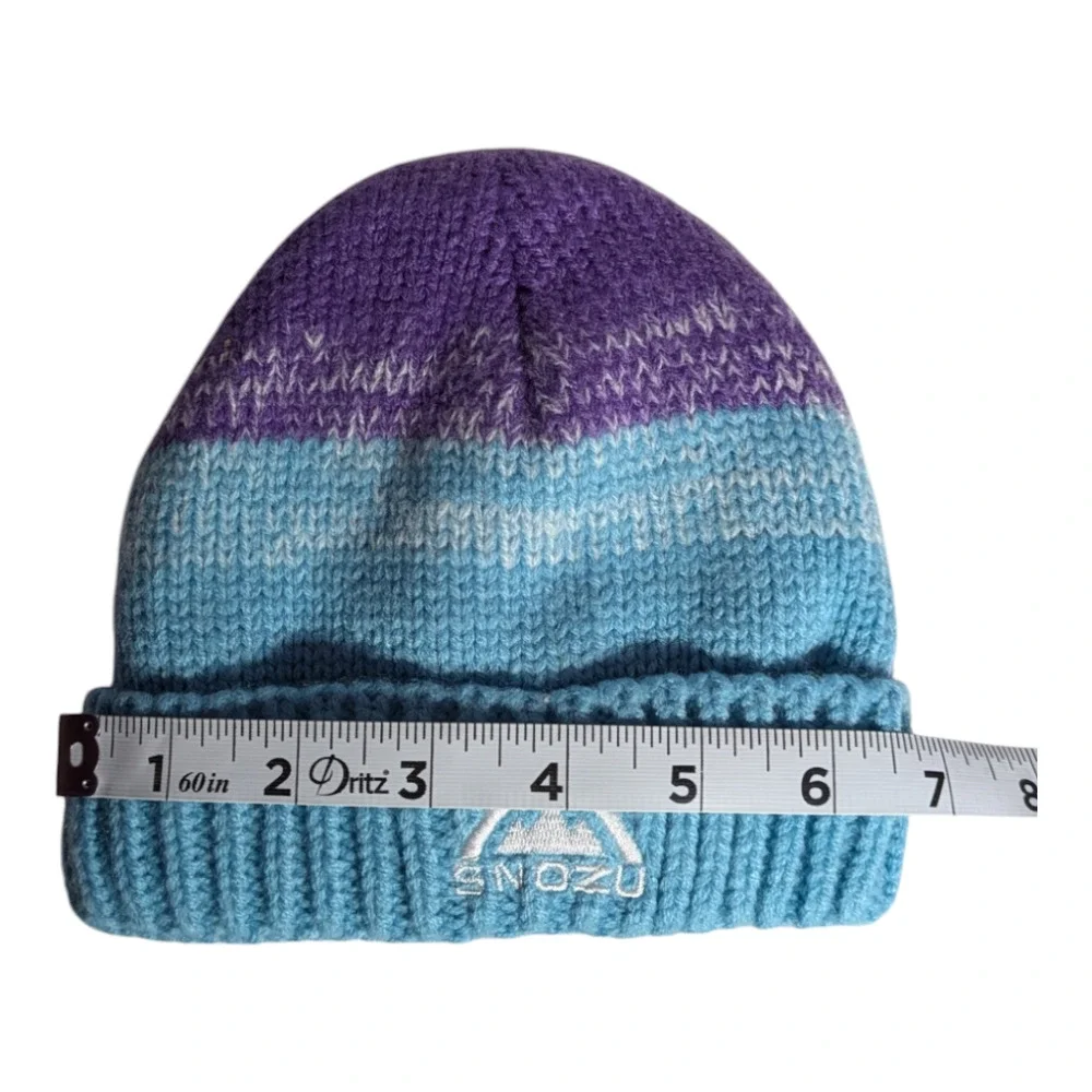 SNOZU - Stocking Cap - Size 3T - Teal and Purple - Used Great Condition